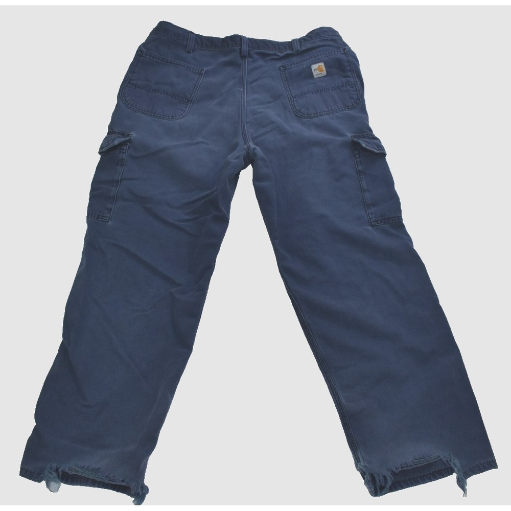 Carhartt FR Canvas Cargo Men Pants 40x30 Flame Resistant Cat2 Dungaree -Flaws- - Picture 8 of 16